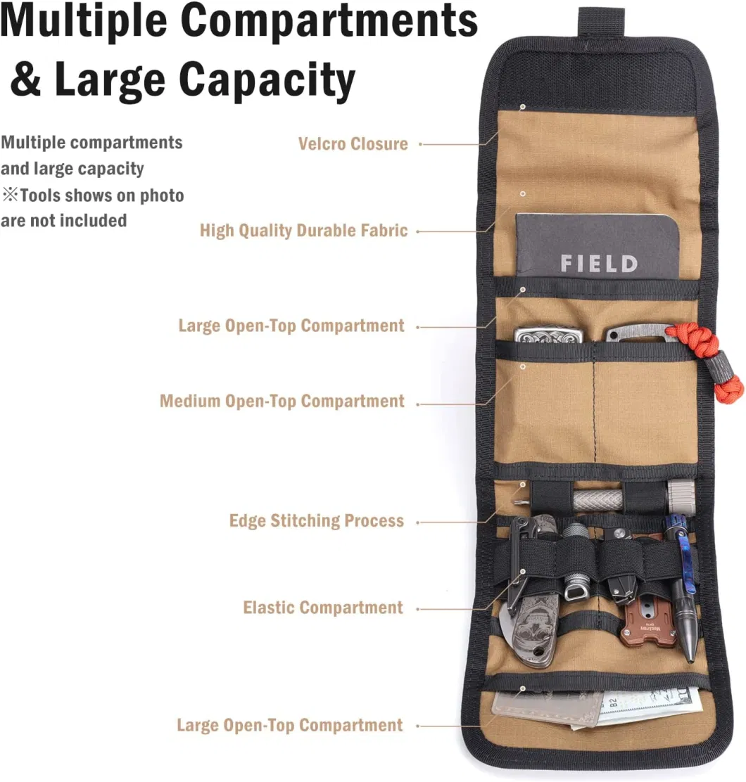 Utility EDC Pocket Organizer Bag for Outdoor and Daily Used