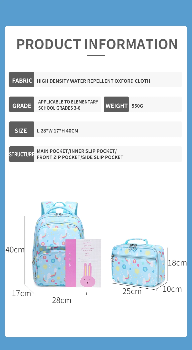 Leisure 3PCS Set Backpack Fashion Printing Design Student School Bag Set Sports Book Bags