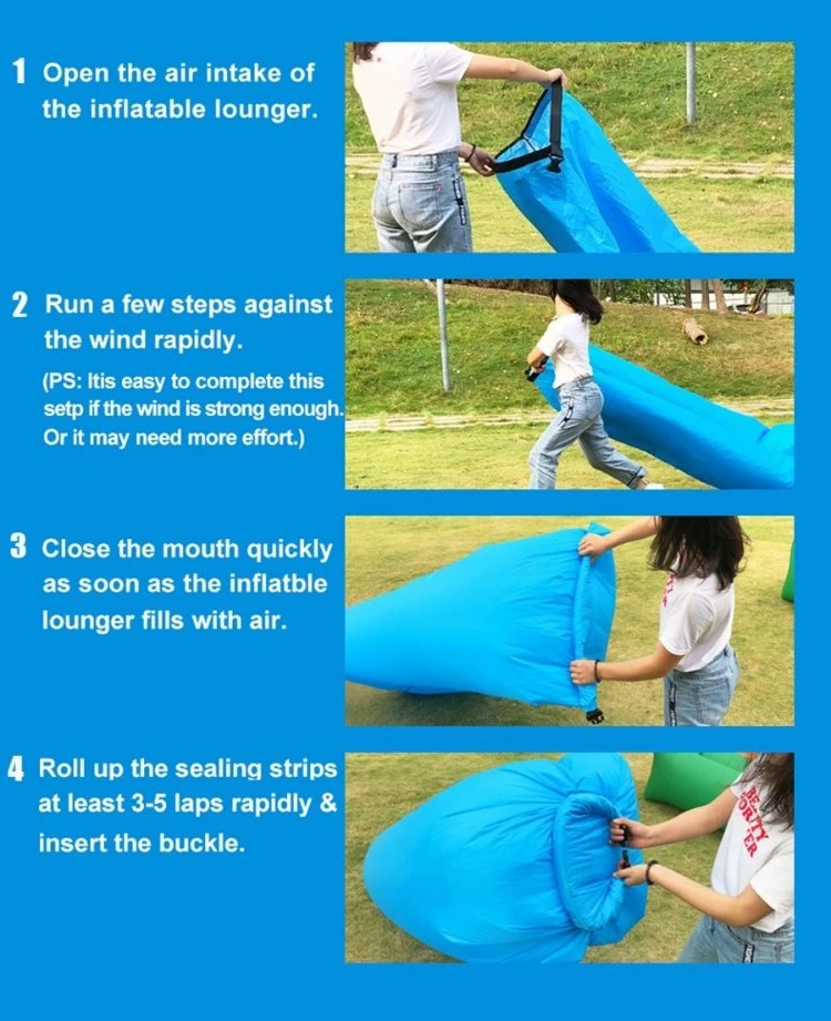 High Quality Summer Lazy Air Bag Lounge Inflatable Sofa Outdoor Inflatable Furniture
