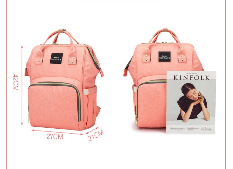 Kid Fashion Mummy Nappy Bag Large Capacity Travel Backpack Baby Diaper Bag