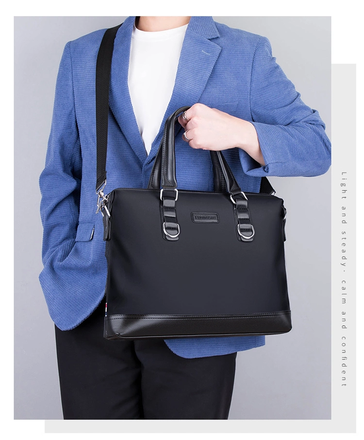 Zonxancasual Black Purse Handbag Crossbody Sling Bag for Work School, Waterproof Shoulder Bag Messenger Bag for Men