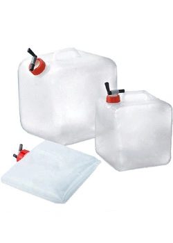 Outdoor Survival Water Storage Bag 20 Liter Drinking Water Carrying Bag 5 Gallon Collapsible Water Carrier Cube with Spigot