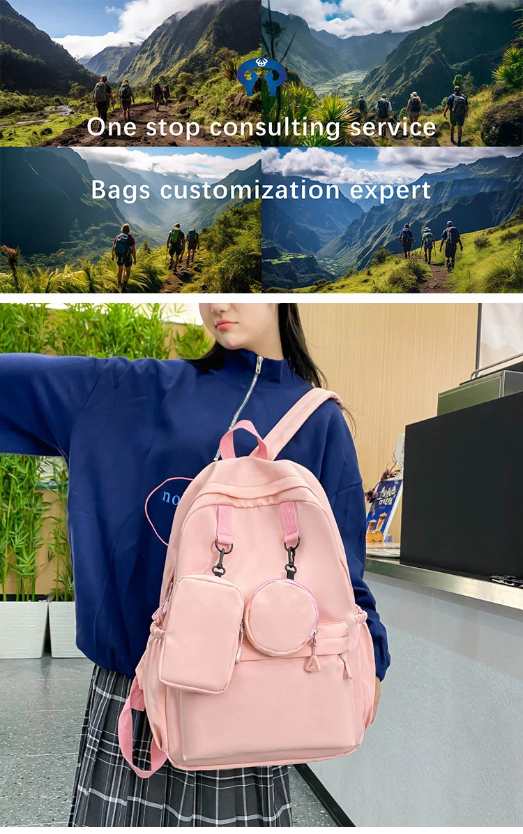 New Design Backpacks Bag for Girls and Boys Cute Men Korean Bags Teenager Leisure Travel Custom Young School Bags Backpack