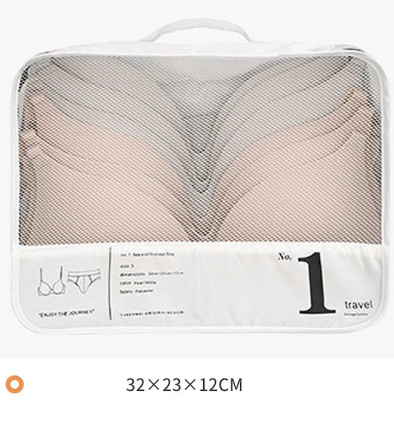 7-Piece Set Suitcase Clothes Underwear Organizer Travel Storage Cosmetic Bag