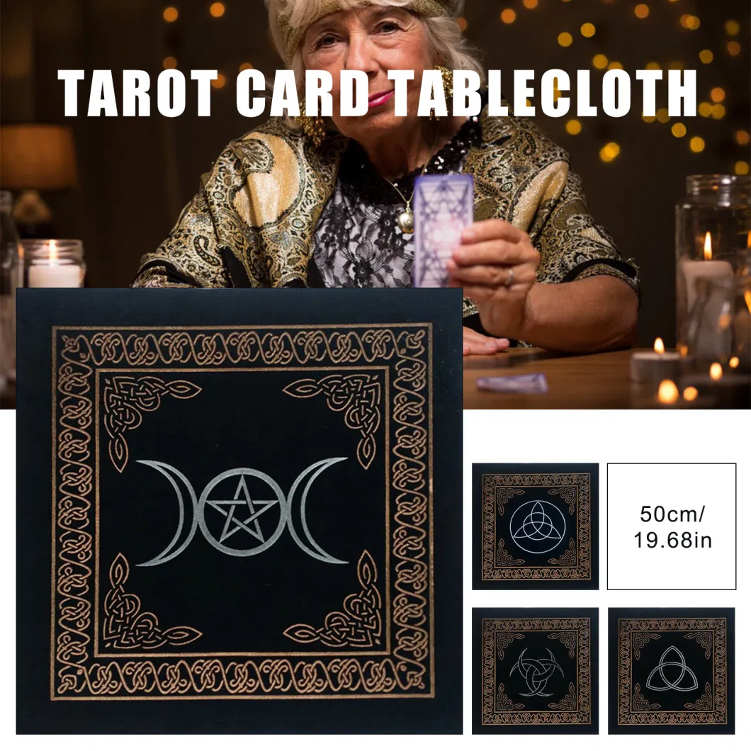 Constellations Tarot Card Tablecloth Velvet Divination Altar Cloth Board Games Oracle Card Pad Runes Witchcraft Supplies
