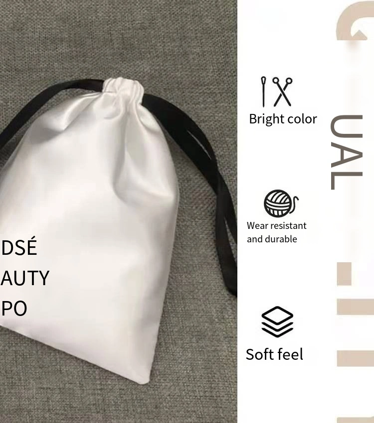 Sedin Cloth Drawstring Pocket Imitation Silk Storage Dust-Proof Jewelry Bag Custom