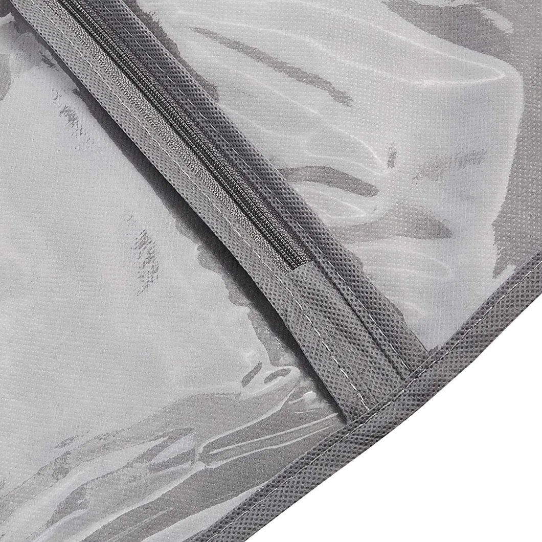 Dust Proof Storage Bag Garment Cloth Cover Bags Bridal Gown Wedding Dress PVC Hanging Garment Clothes Cover Bag