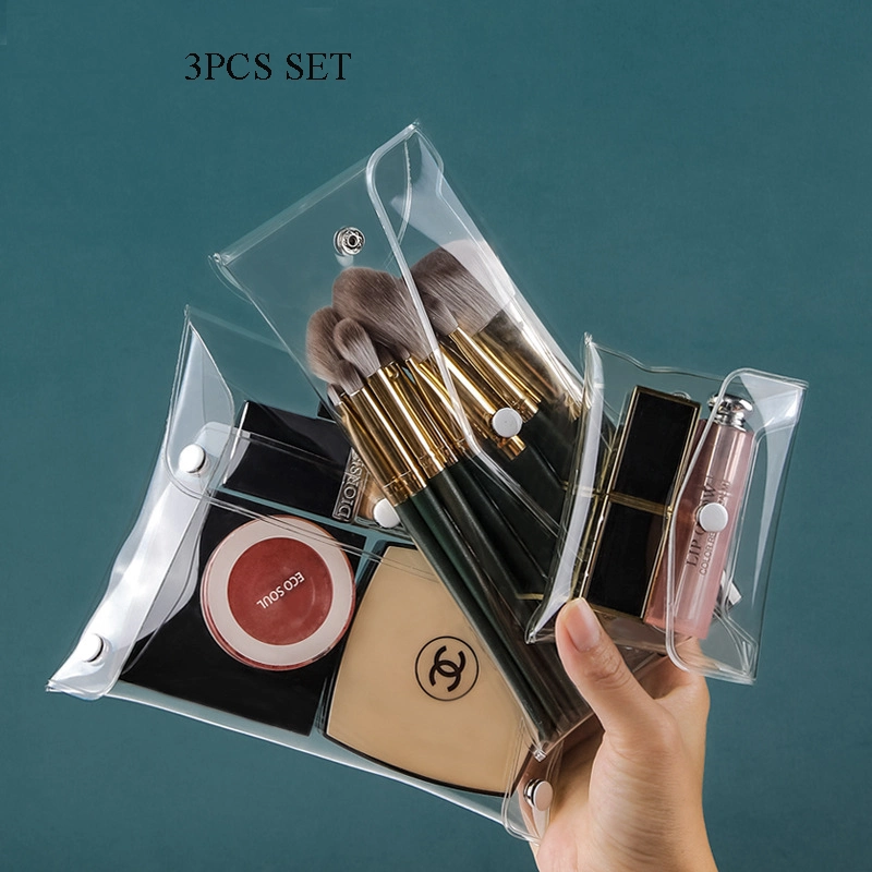 Transparent Storage Bag Portable Travel Lipsticks Jewelry Makeup Brushes Cosmetic Bags