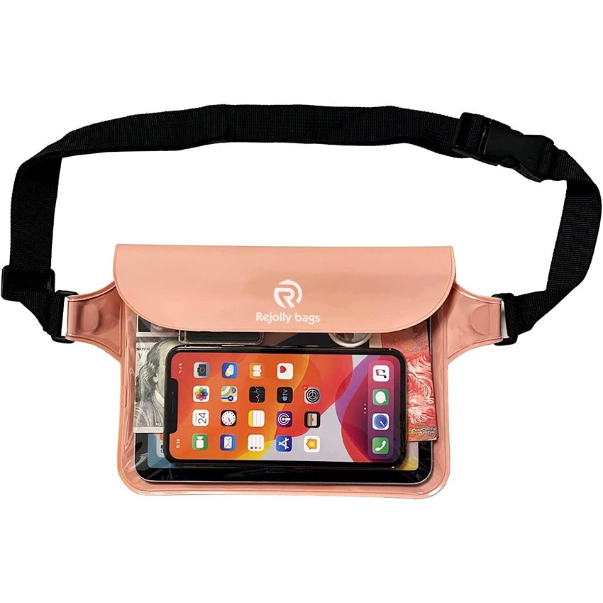 Waterproof Waist Pouch Waist Bag Fanny Pack with Waist Strap &Secret Holder Keep Key Fob for Kayak Swim Surf Snorkel Dry Bag