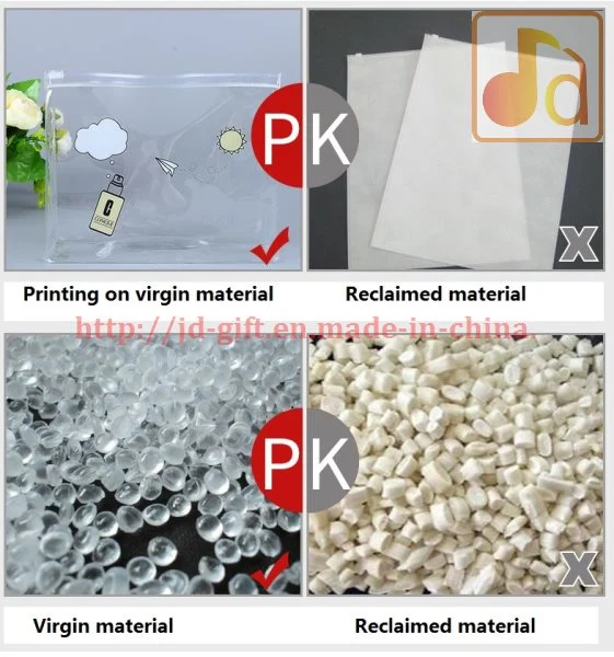 Clear PVC Packing Bag for Cosmetic Set
