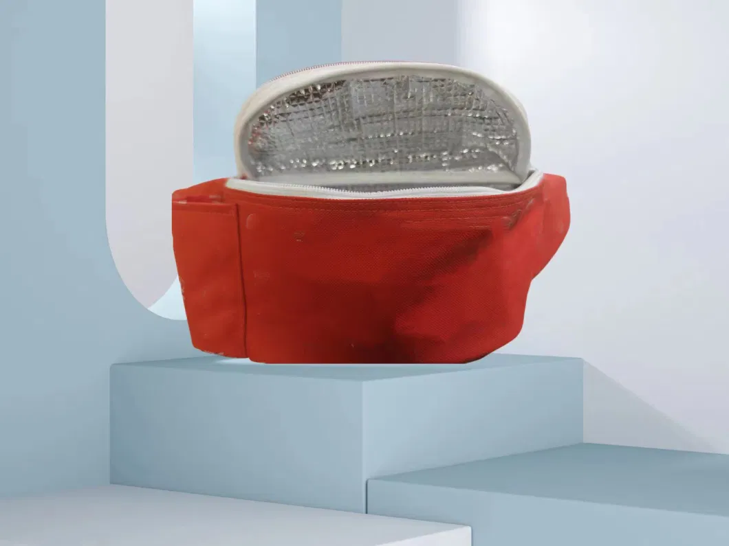 Waterproof Waist Cooler Pack Fanny Pack Belt Hip Bum Bag for Men Women with Aluminum Foil Material