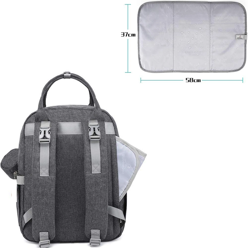 Multifunction Baby Nappy Bags Waterproof Travel Diaper Backpack with Changing Pad