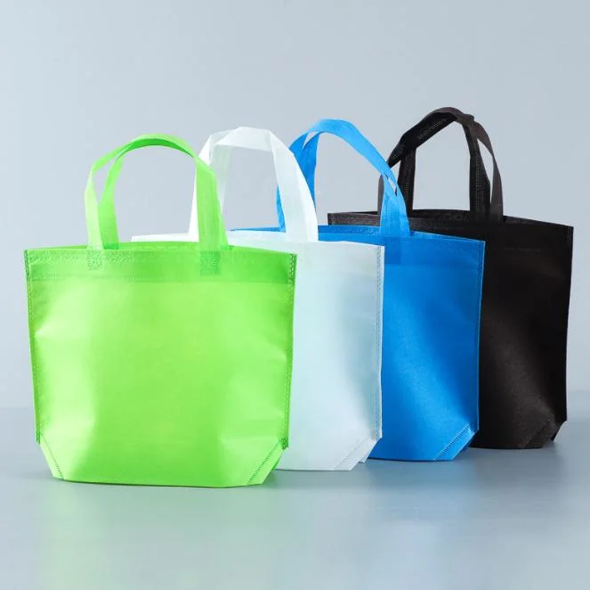 Reusable Tote Bags Travel Non-Woven Fabric Grocery Bag