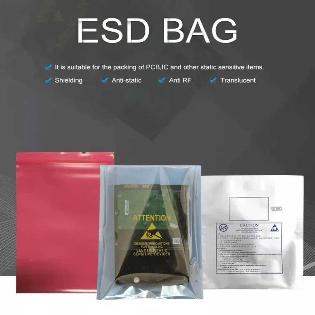 ESD Faraday Cage Induction Cover Bags Anti-Static Shielding Self Sealing Bag