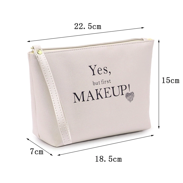 PU Cosmetic Bags Travel Makeup Organizer Women Pink Cosmetic Pouch Bag