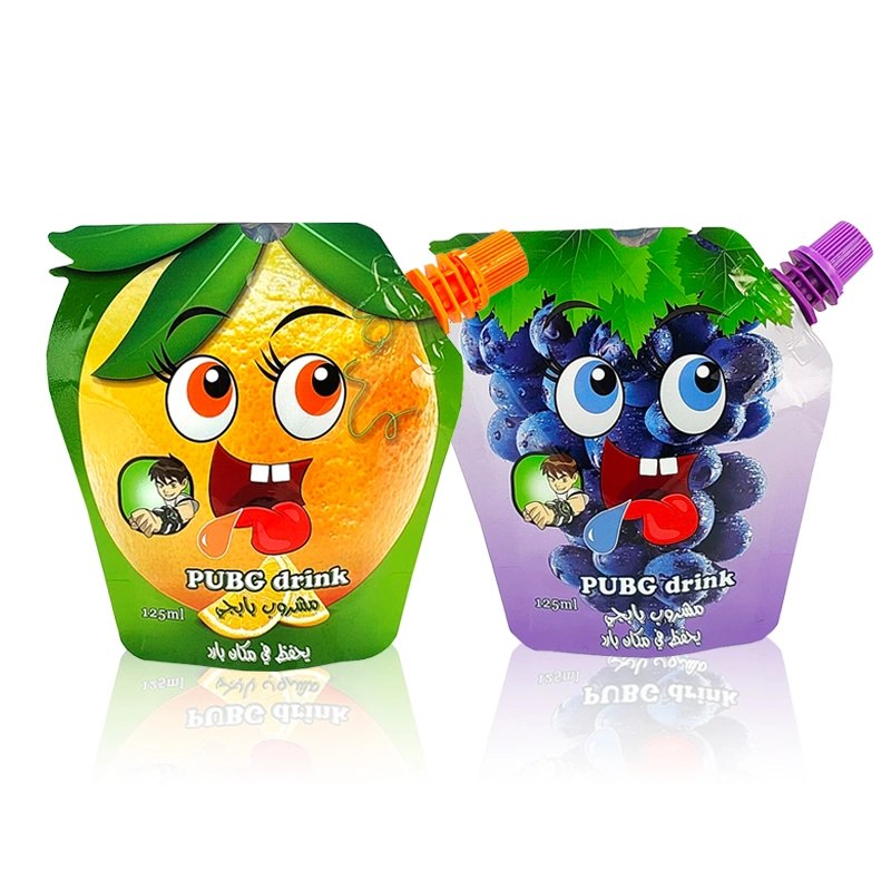 1L 3L 5L 10L Liquid Beer Juice Drinking Pouch Foldable Portable Flastic Packaging Spout Water Bag with Handle