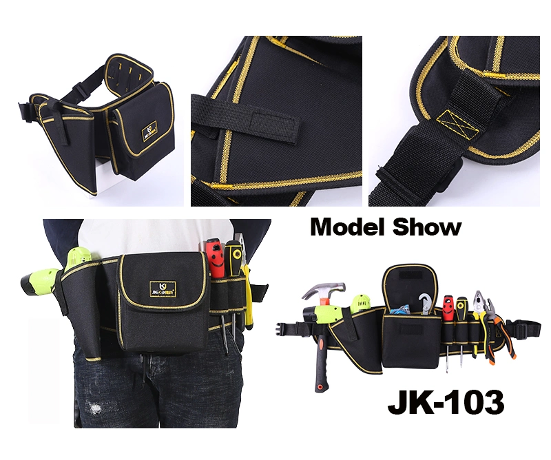 OEM/ODM Customize Oxford Hardware Maintenance Electrician Hand Waist Belt Tool Bag