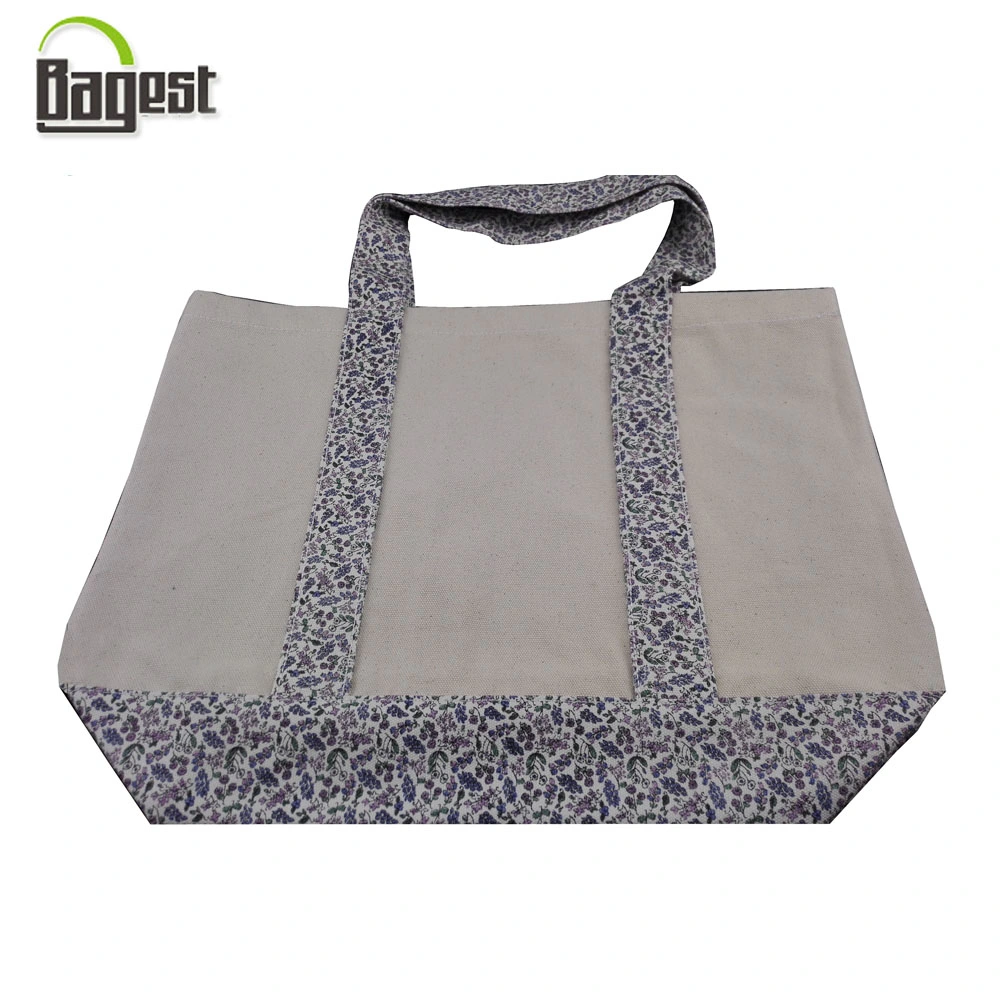 Natural White Custom Printed Cheap Gift Promotional Recycled Organic Canvas Tote Shopping Cotton Bag