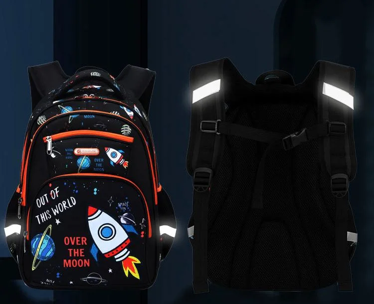 Custom Large Capacity School Bag Fashion Printed Waterproof Children Backpack