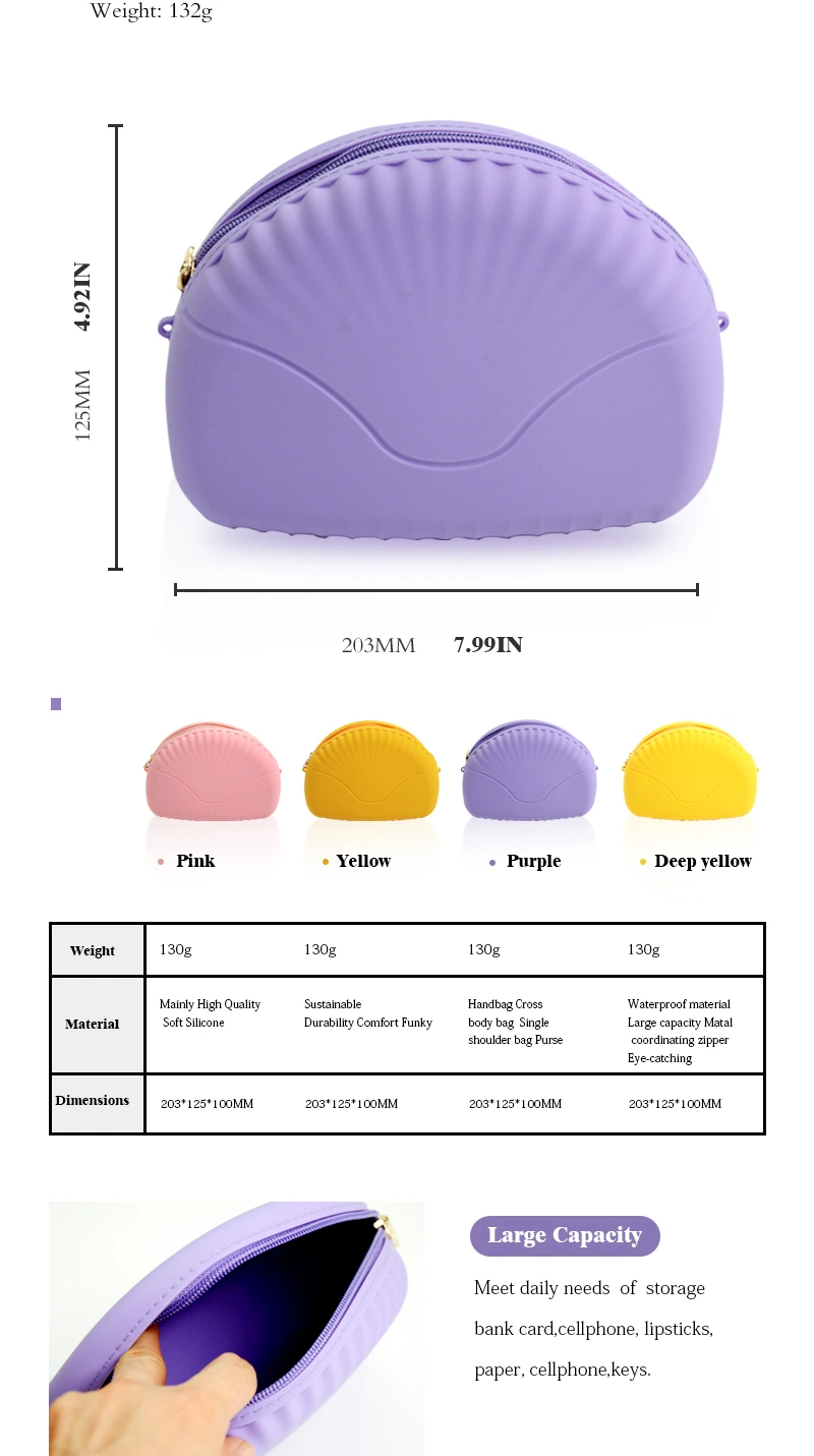 Silicone Makeup Bag Toiletry Bag Travel Essential Case Beauty Pouch Beach Organizer