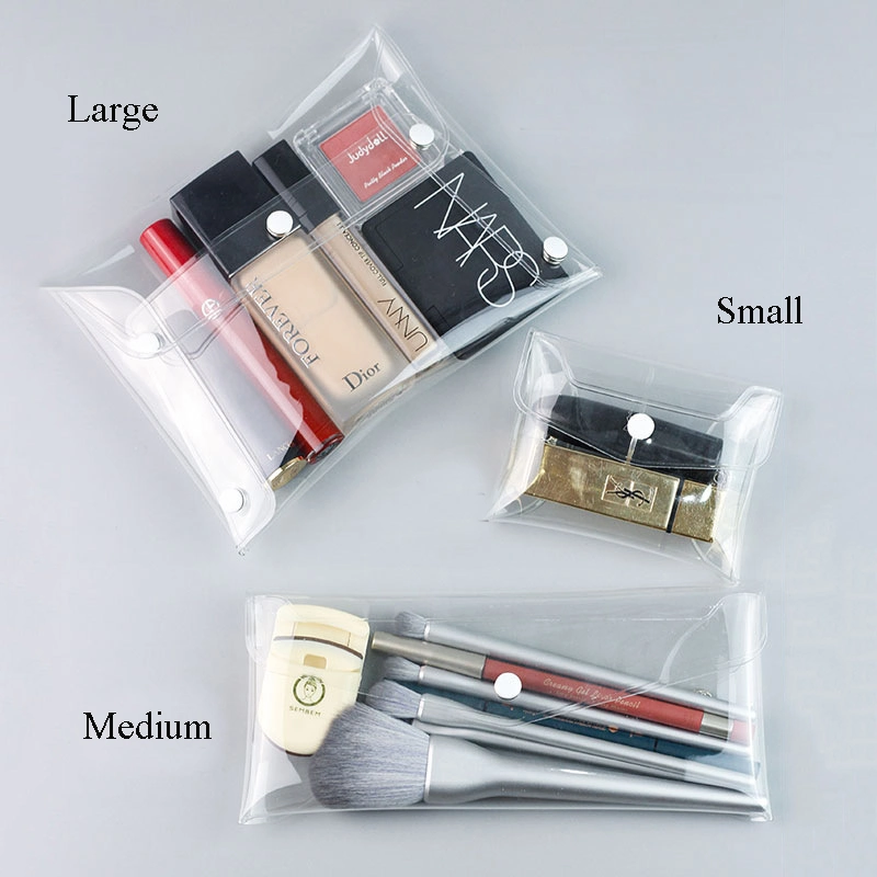 Transparent Storage Bag Portable Travel Lipsticks Jewelry Makeup Brushes Cosmetic Bags