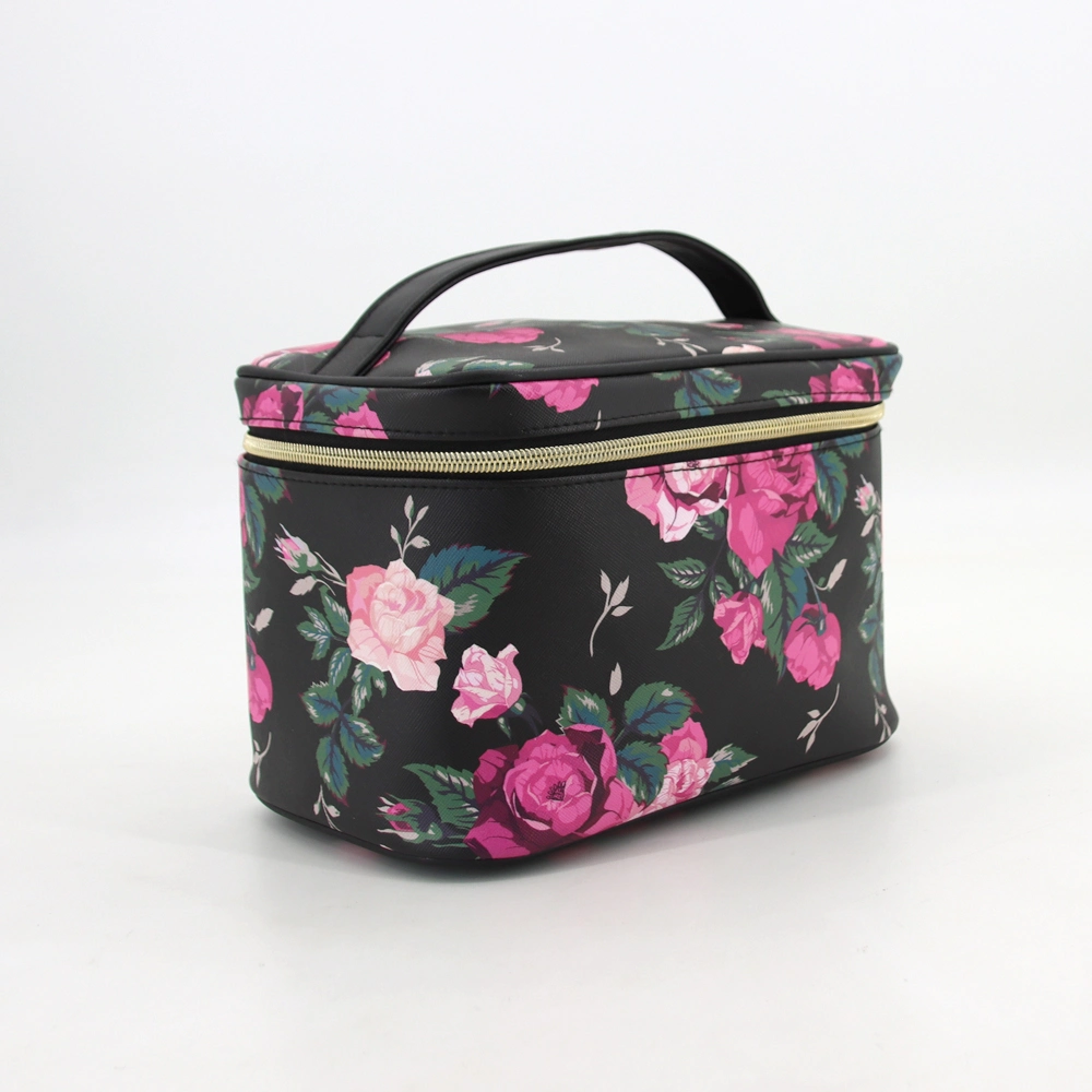 Osmetic Bag Customize Printing Toiletry Travel Makeup Organizer Women Vintage Style Bag