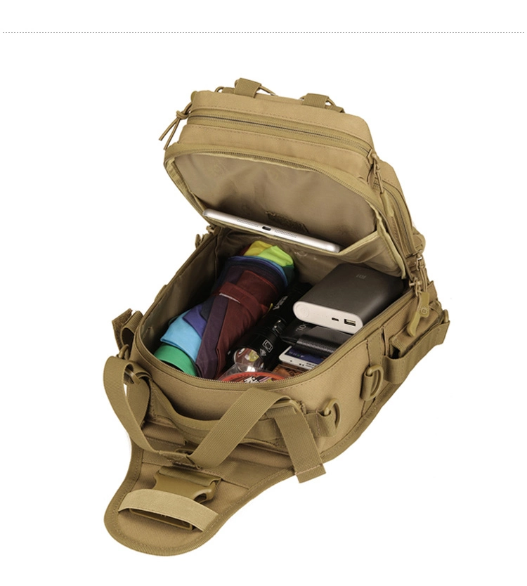 Sabado EDC Oxford Cloth Camouflage Crossbody Shoulder Pack Army Style Molle System Tactical Large Chest Bag