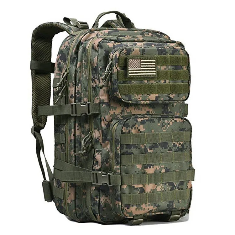 Custom Wholesale Outdoor Large Hiking Waterproof Rucksack Bag Molle