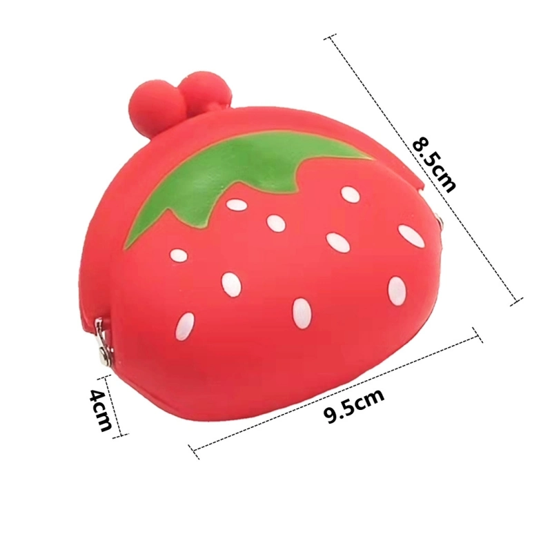 Mini Silicone Coin Purse Case Animals Small Change Wallet Purse Women Silicone Rubber Key Wallet Coin Bag for Children Kids Gifts