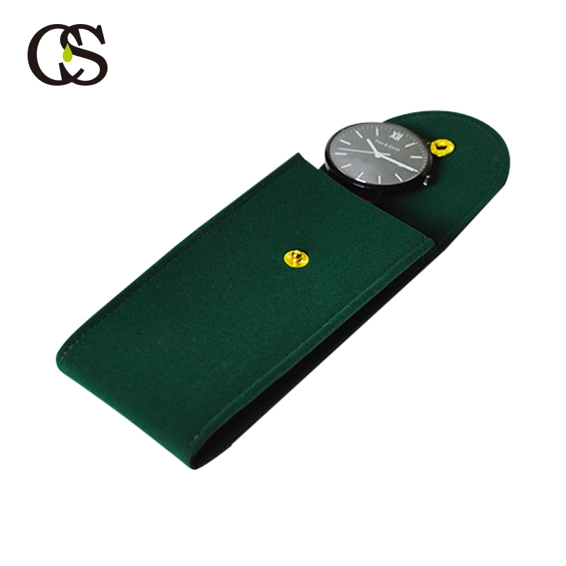 Good Quality Hot Stamping Logo Role Hat Bag Velvet Pouch in Stock