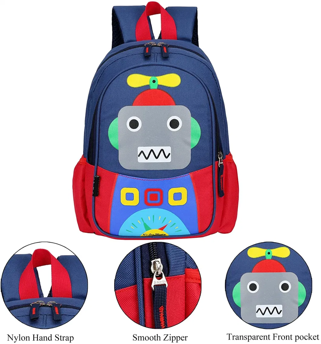 Large Capacity Preschool Kindergarten Book Travel Bag- Lightweight Children School Bag for Kid