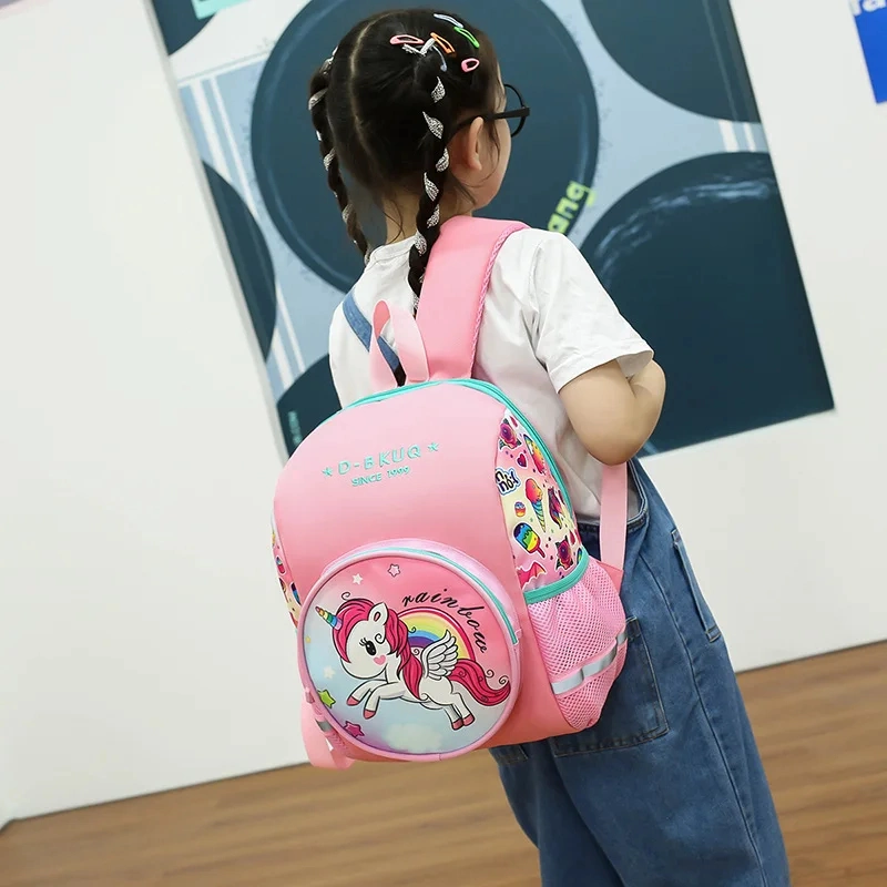 Waterproof Children School Bags Boys Girls Cartoon Orthopedic Backpacks 2024 New High Quality PU Leather Primary Mochilas
