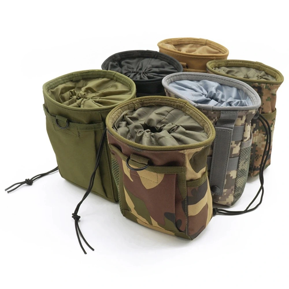 Molle 800d Nylon Outdoor 3-5L Tactical Dump Drop Pouch Recycle Waist Pack Ammo Bags Airsoft Military Accessories Pouches Bag