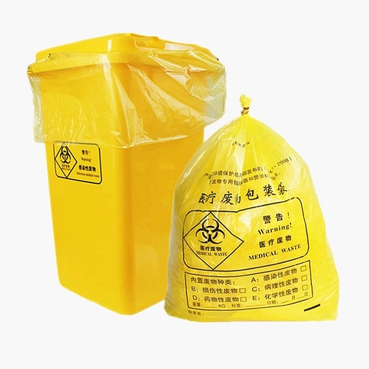 Biodegradable Medical Trash Bag Garbage Bag for Hospital Waste