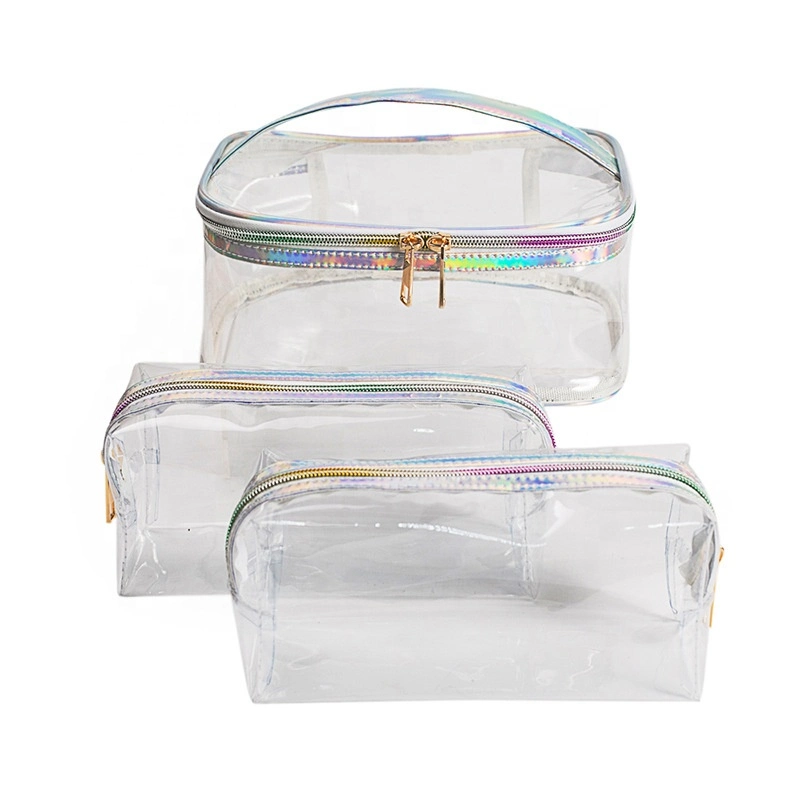 Waterproof Transparent Cosmetic Bag Travel Clear Plastic Make up Bag