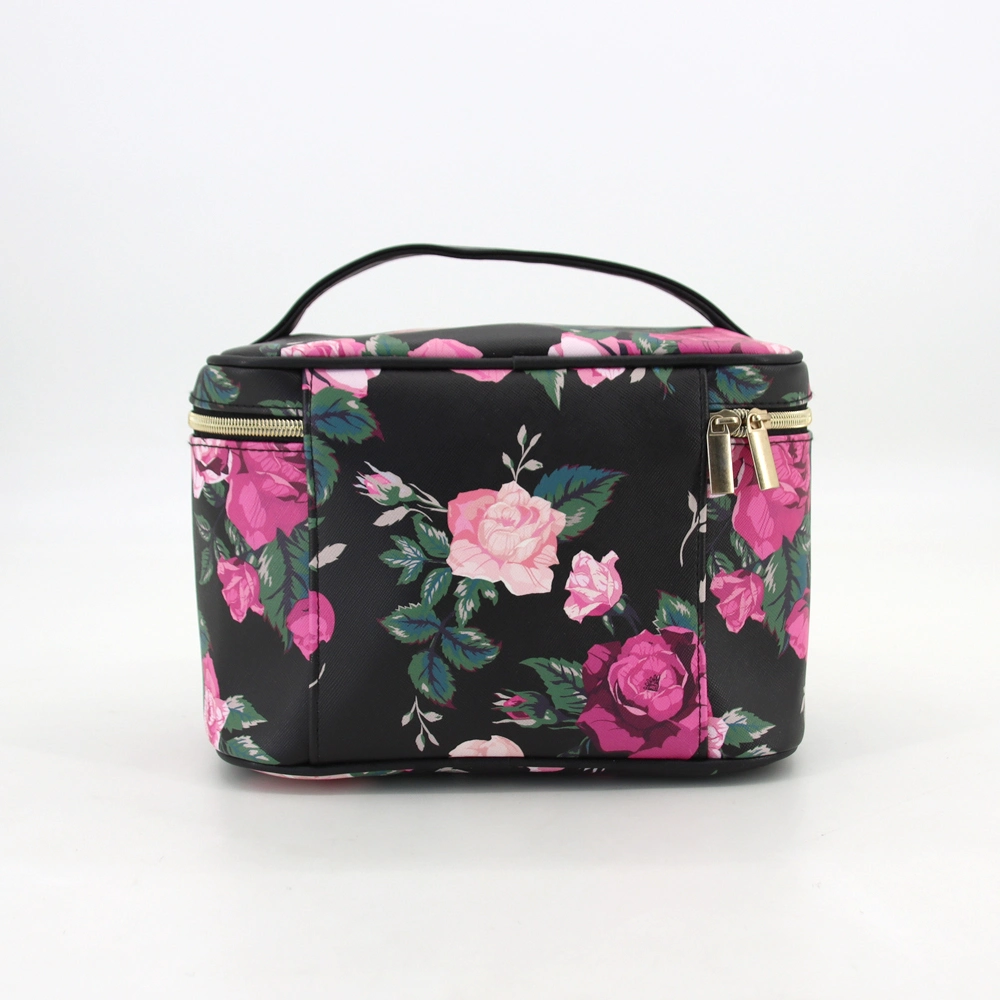 Osmetic Bag Customize Printing Toiletry Travel Makeup Organizer Women Vintage Style Bag