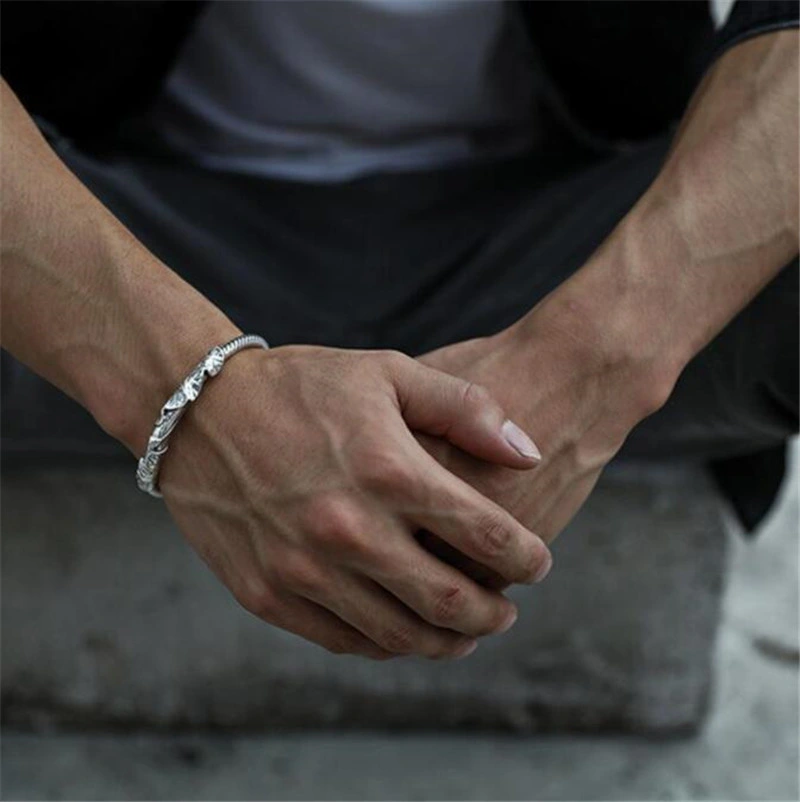 Retro Viking Totem Rune Bracelet Men&prime;s Lucky Casual Bracelet Silver Color Bracelet Men Women Couple Bracelet Jewelry