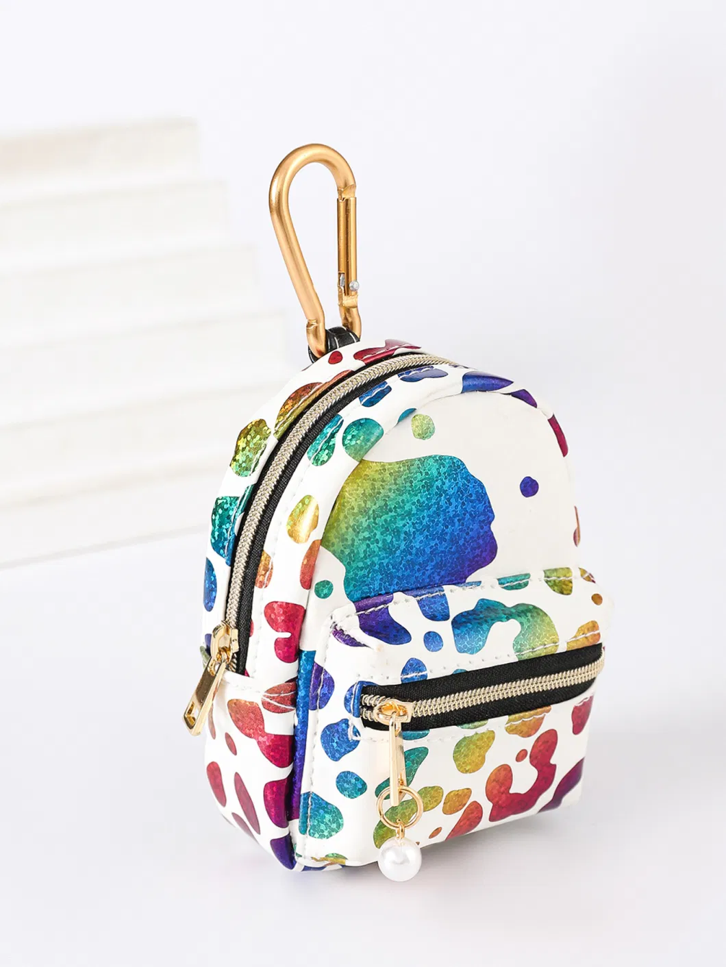 Coin Purse Colorful Mini Small School Bag Car Key Chain Pendant