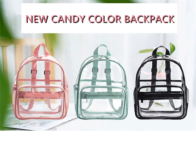 New PVC Transparent Backpack Cosmetic Waterproof Swimming Storage Bag
