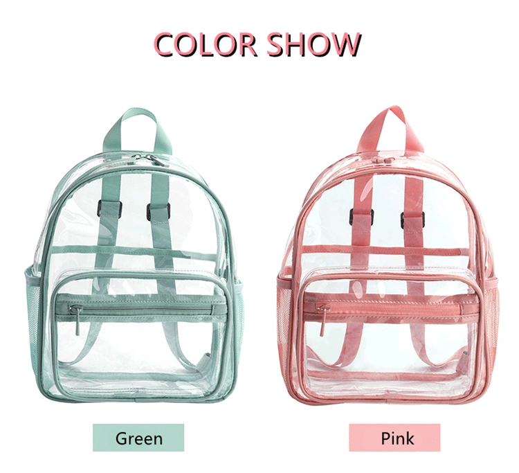 New PVC Transparent Backpack Cosmetic Waterproof Swimming Storage Bag