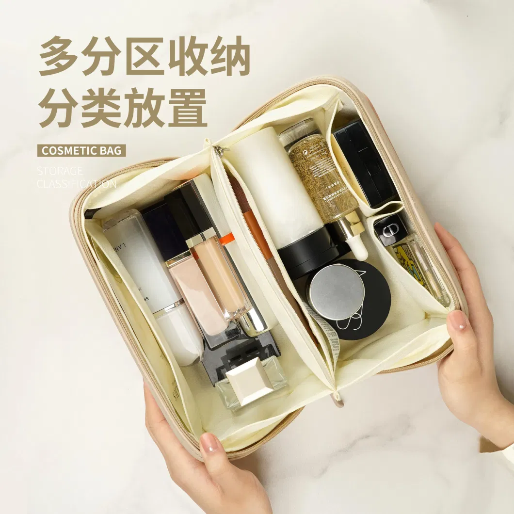 New Arrivals Portable Small Detachable Private Label Makeup Organizer Travel Cosmetic Bag