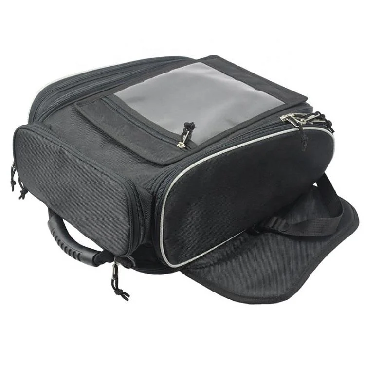 Waterproof Motorcycle Bag Scooter Tool Expandable Bag Magnetic Fuel Tank Bag Outdoor Bag