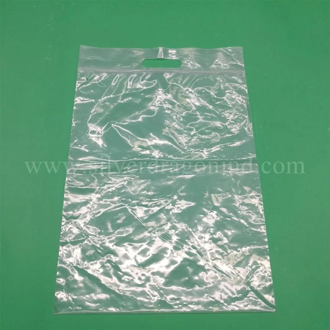 Custom Plastic Poly Zipper Bag for Garment Underwear Packaging