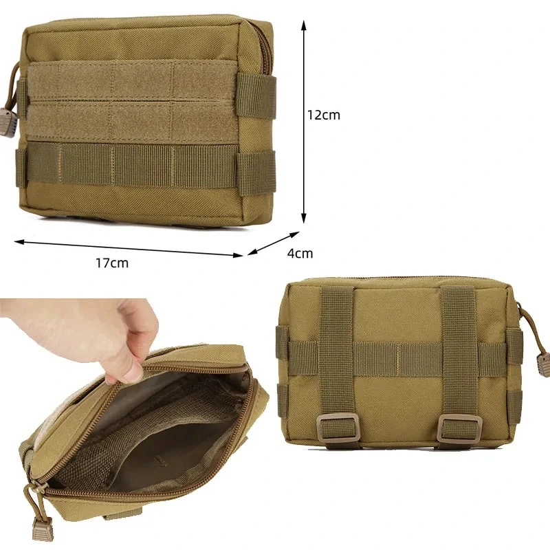 Molle 800d Nylon Outdoor 3-5L Tactical Dump Drop Pouch Recycle Waist Pack Ammo Bags Airsoft Military Accessories Pouches Bag