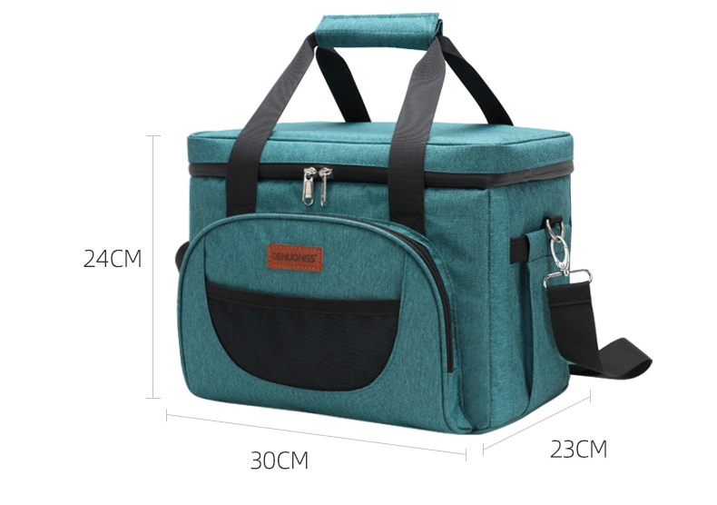 Oxford Thermal Insulation Picnic Travel Keep Fresh Portable Food Cans Wine Promotion Insulated Lunch Cooler Box Bag (CY6832)
