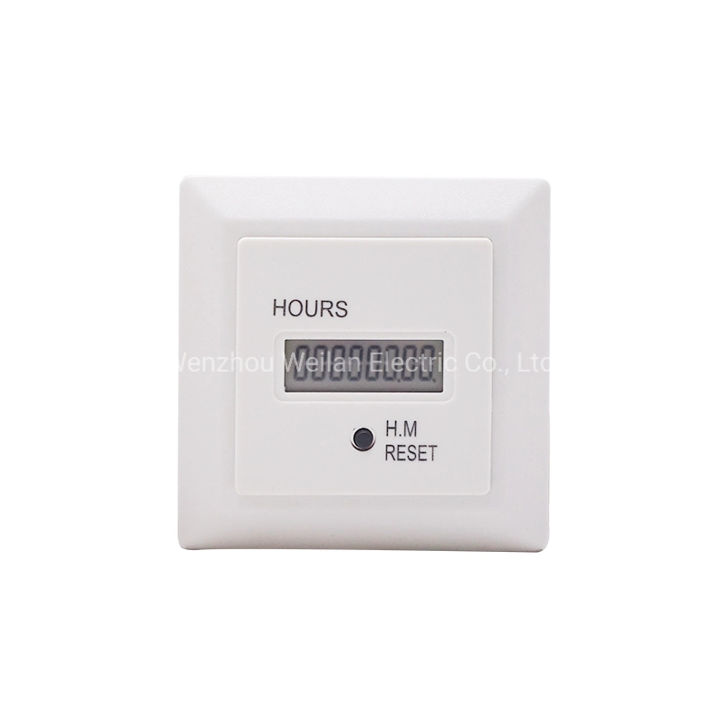Hm-1r Digital Hour Meter with Reset Function Timer Switch 100-240VAC 0-999999.99hours