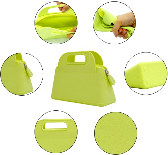 Small Pouch Women Makeup Pouch Silicone Cosmetic Zipper Bag for Ladies