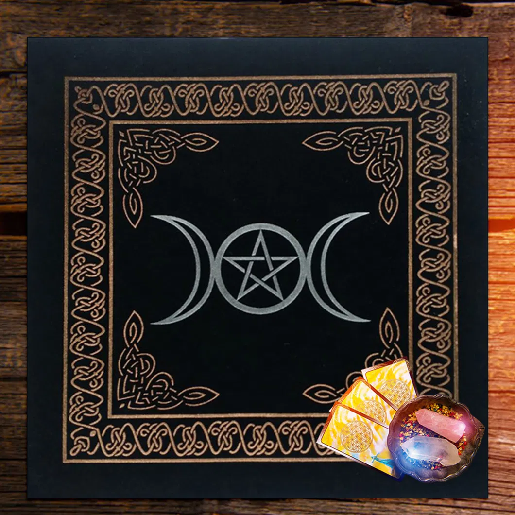 Constellations Tarot Card Tablecloth Velvet Divination Altar Cloth Board Games Oracle Card Pad Runes Witchcraft Supplies