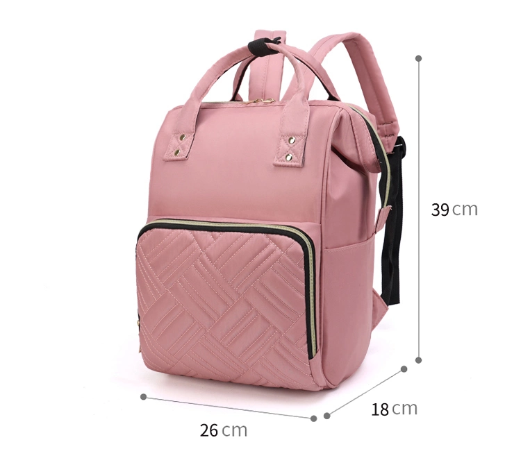 New Arrival Large Capacity Fashion Mom Baby Backpack Bag Travel Waterproof Diaper Bag