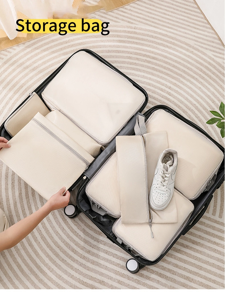 Compressed 4/5/6/7/8/9 Set Toiletries Cosmetics Storage Bag Clothes Shoes Luggage Travel Bag